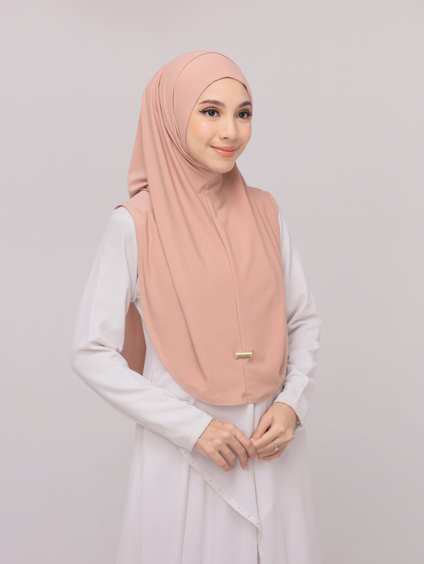 Peach |Fatima Instant Sarung Syria