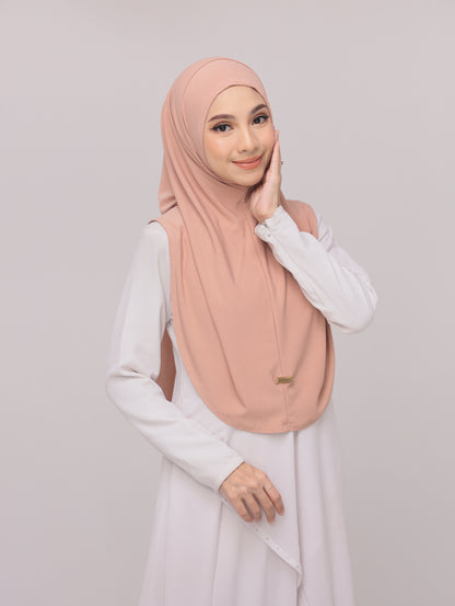 Peach |Fatima Instant Sarung Syria