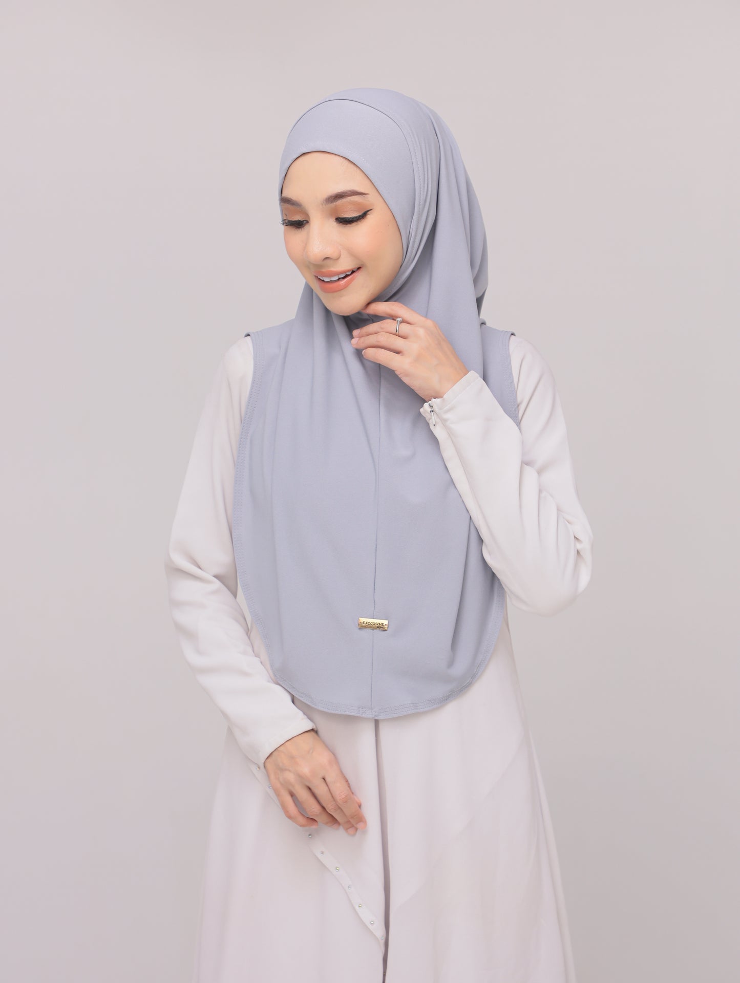 Cloud Gray|Fatima Instant Sarung Syria