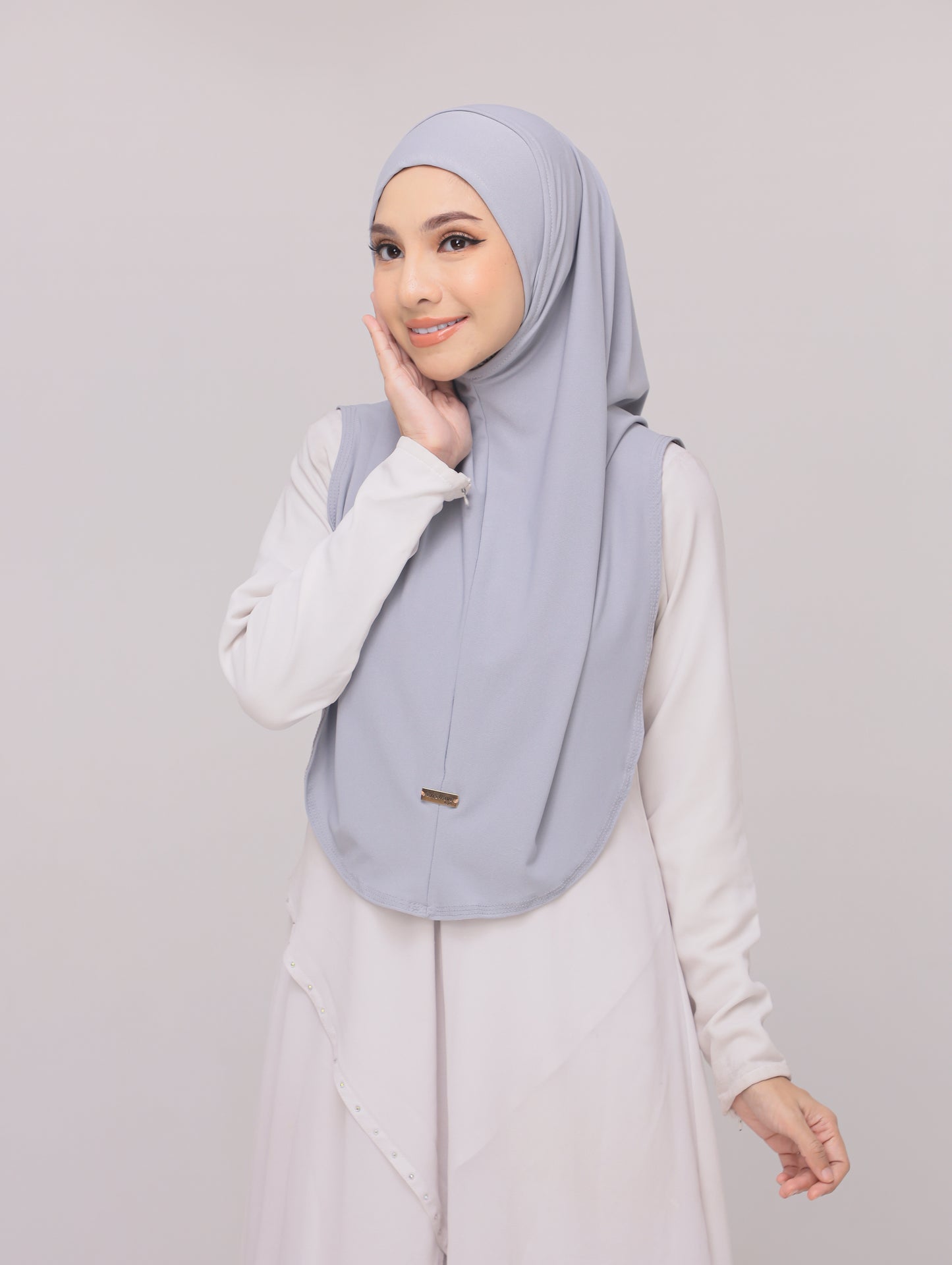 Cloud Gray|Fatima Instant Sarung Syria