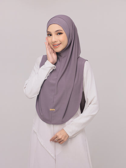 Metallic gray |Fatima Instant Sarung Syria