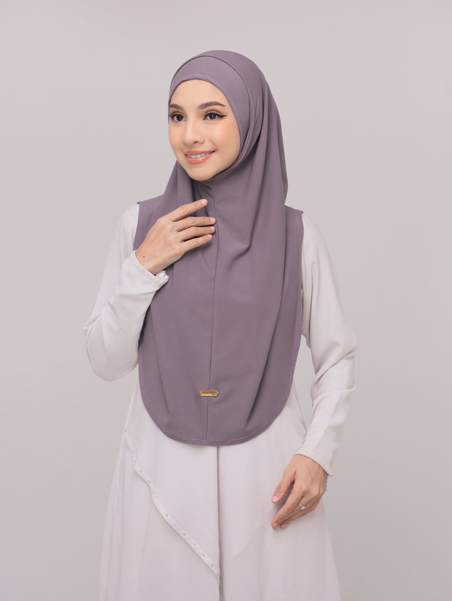 Metallic gray |Fatima Instant Sarung Syria