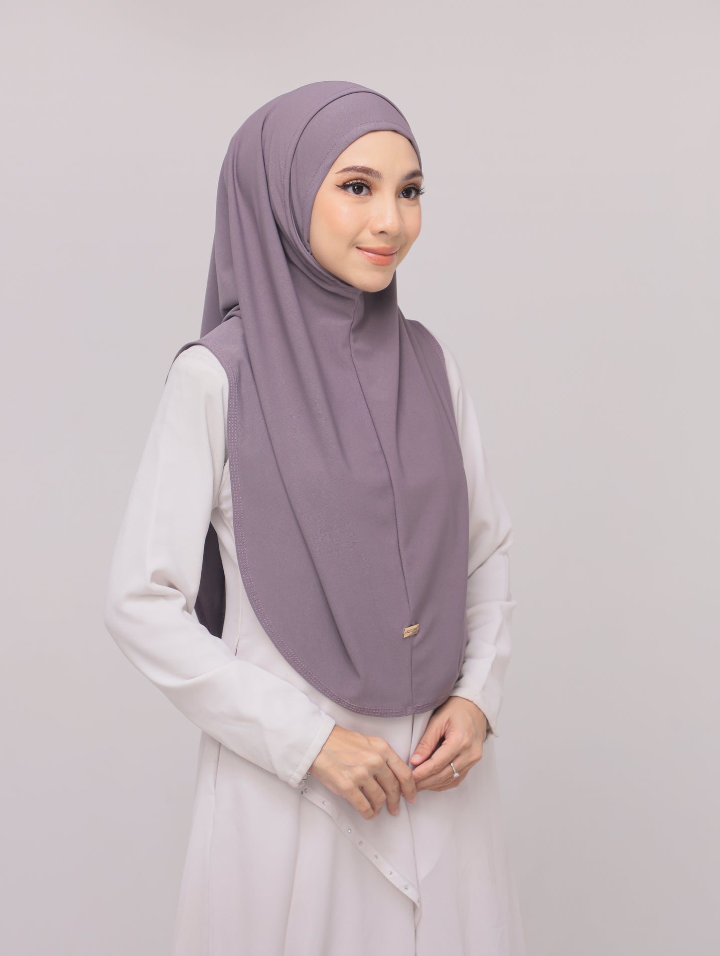 Metallic gray |Fatima Instant Sarung Syria