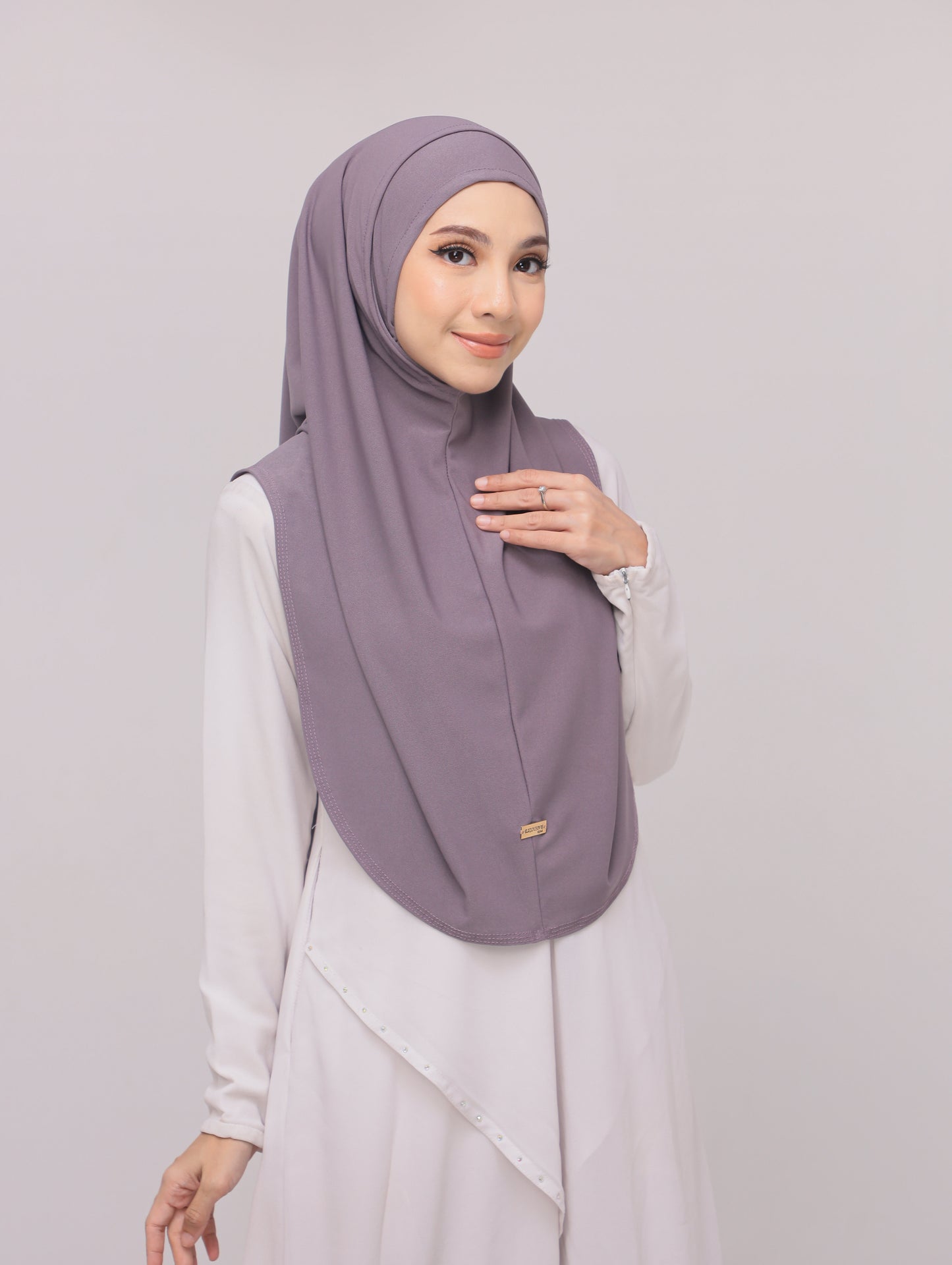 Metallic gray |Fatima Instant Sarung Syria