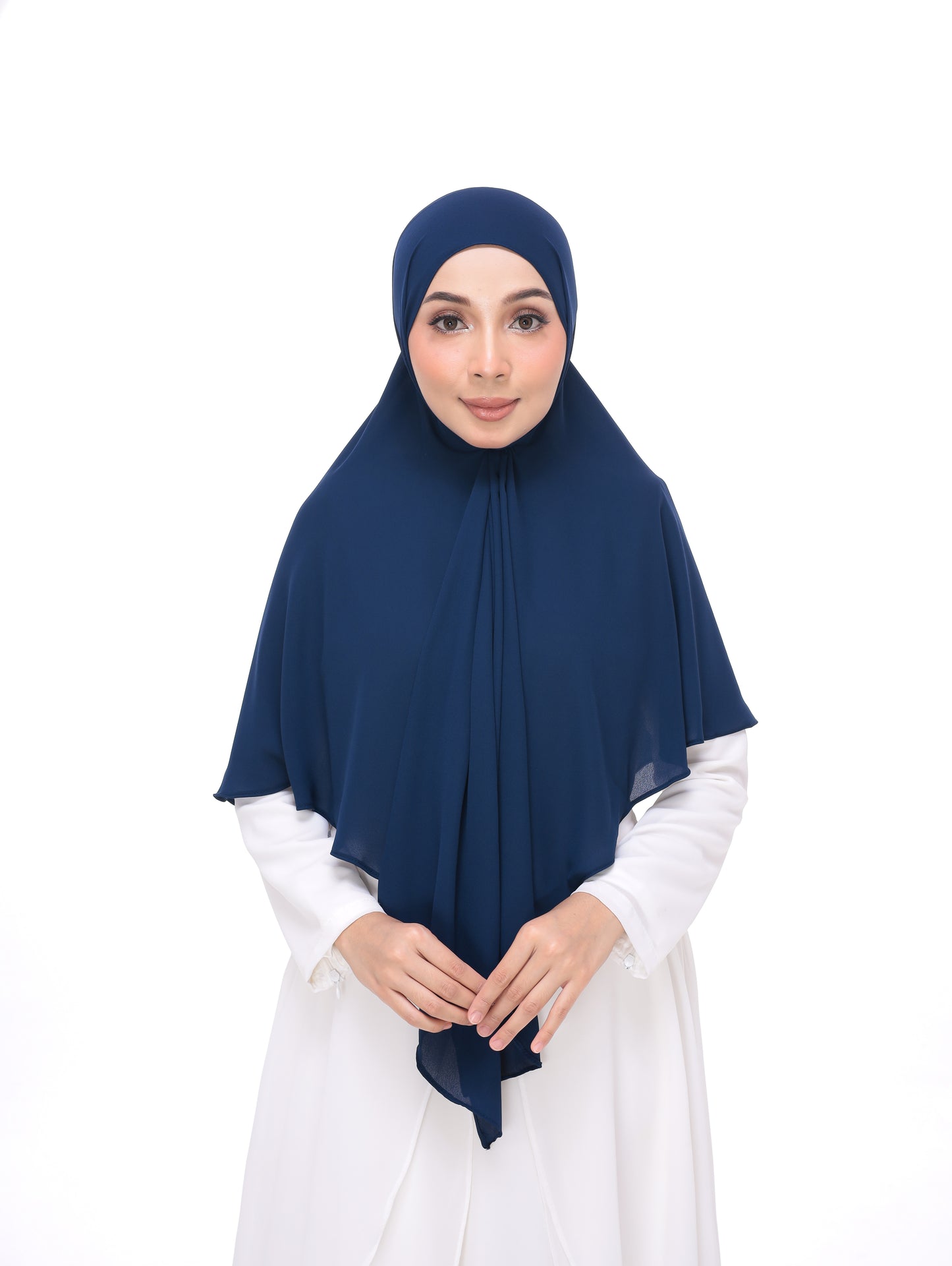 Navy Blue|Bawal Kekupu Selapis Zayra