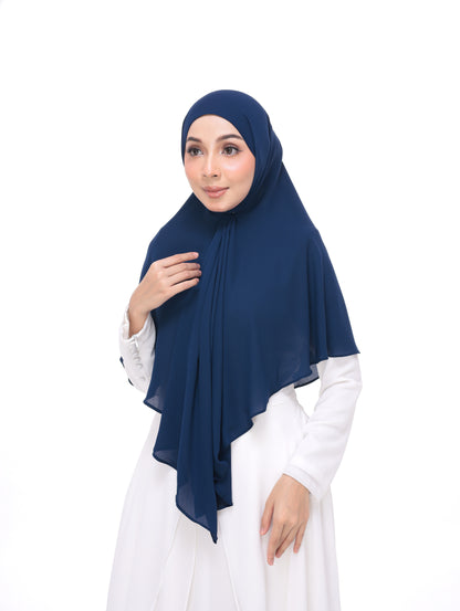 Navy Blue|Bawal Kekupu Selapis Zayra