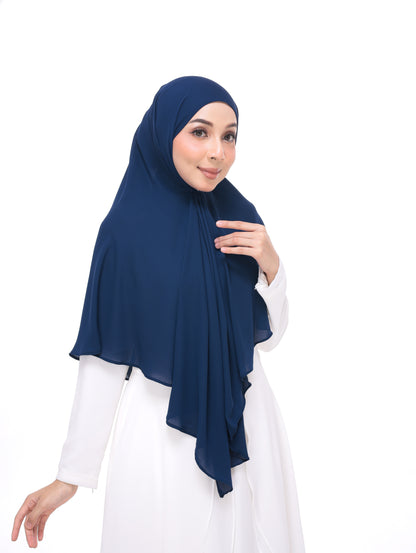 Navy Blue|Bawal Kekupu Selapis Zayra