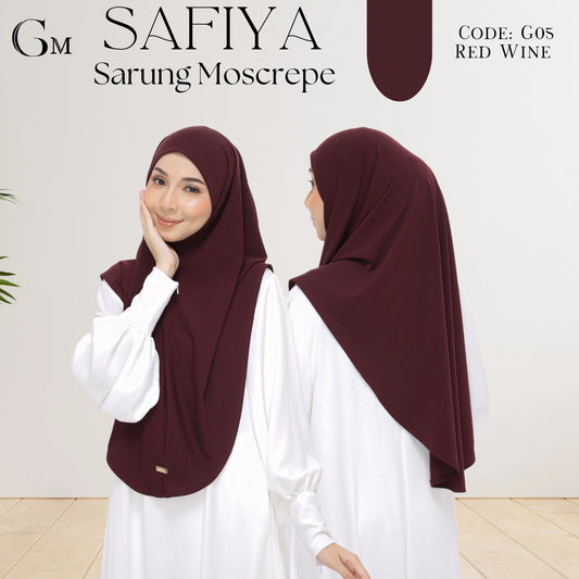 red wine sarung safiya