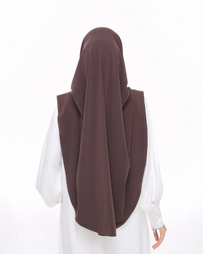 sarung safiya moscrepe choco