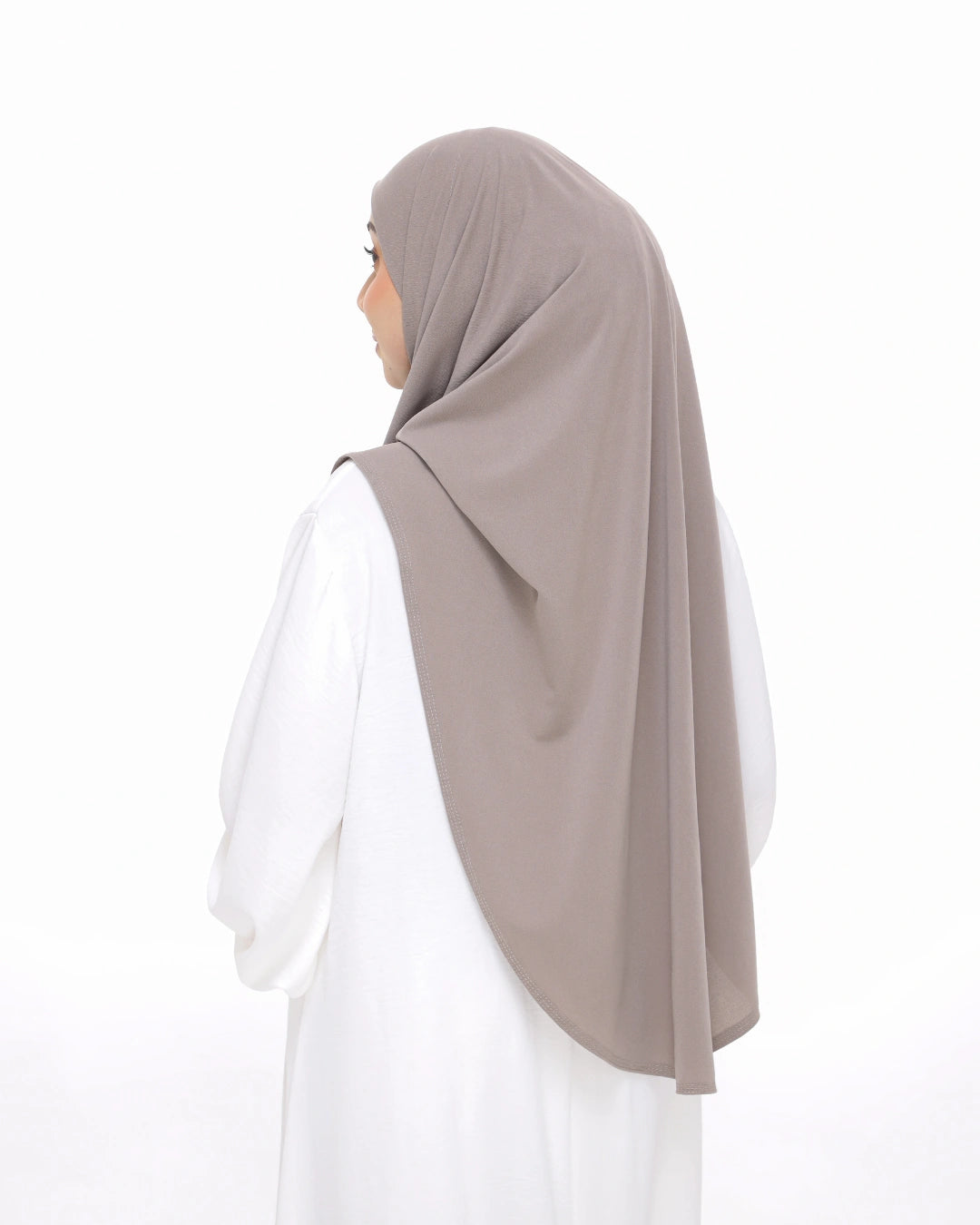 sarung safiya khaki moscrepe