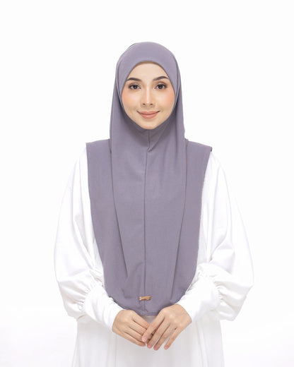 metallic gray sarung safiya moscrepe